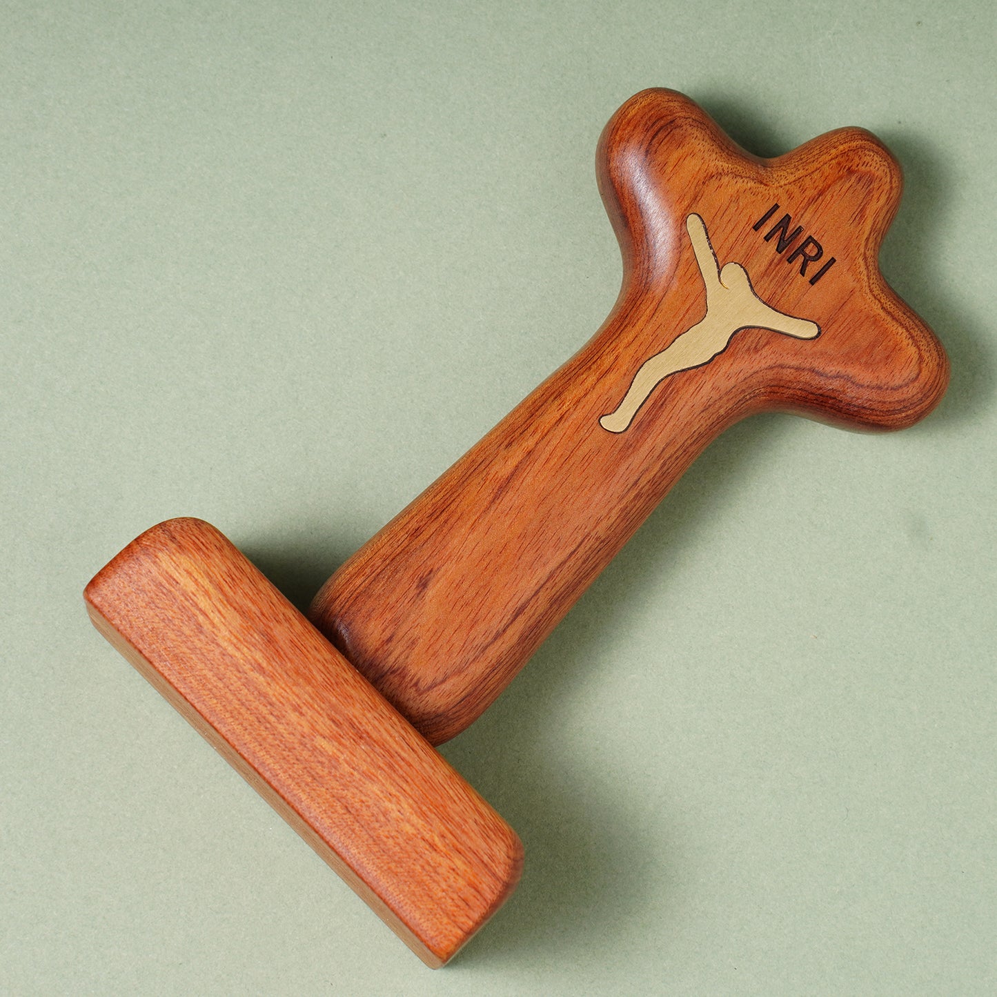 Wooden Standing Magnetic  Attachment Cross Table Versatile for Home Church Decor Prayer