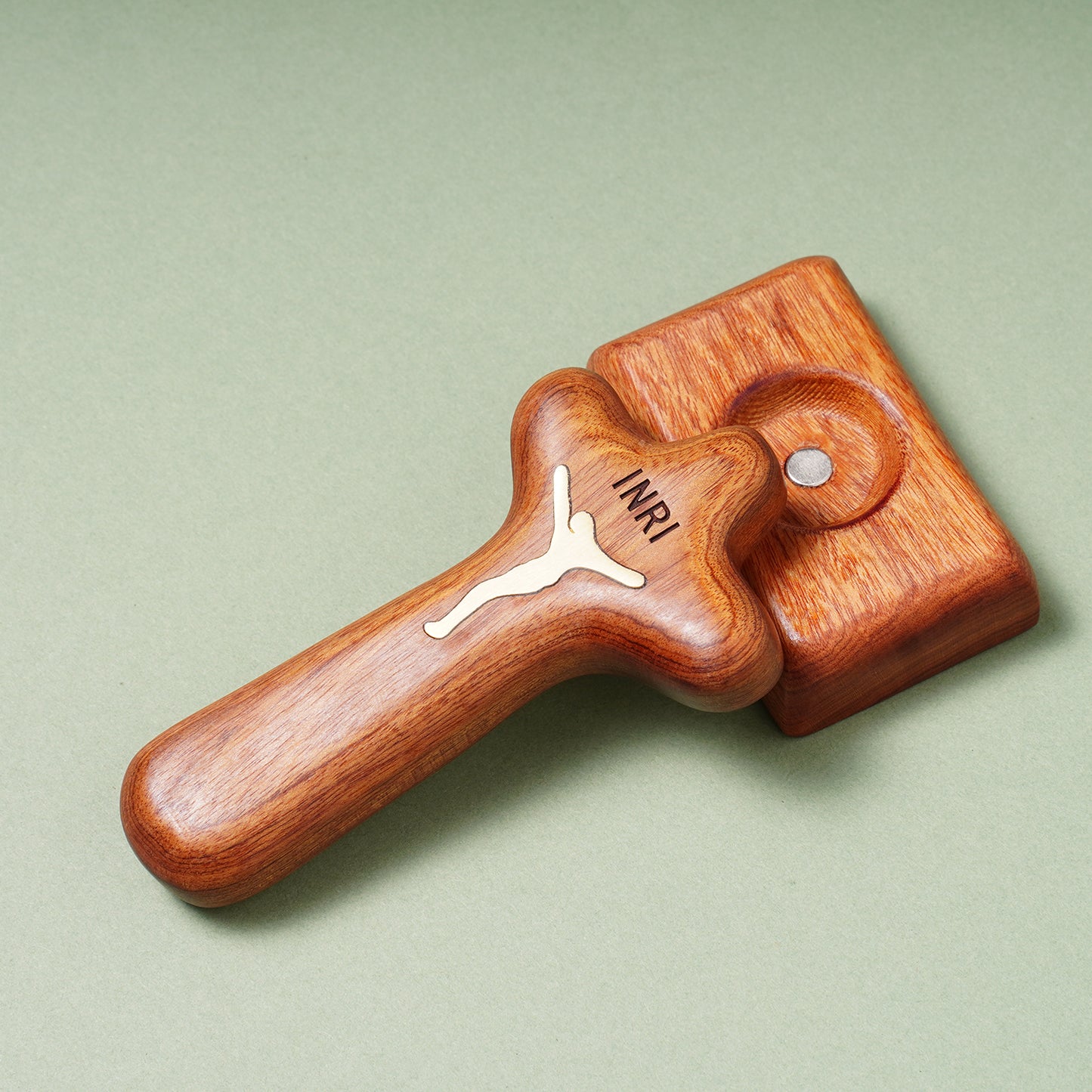 Wooden Standing Magnetic  Attachment Cross Table Versatile for Home Church Decor Prayer